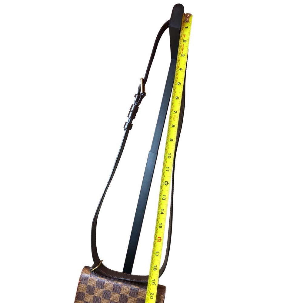 Authentic LOUIS VUITTON Portobello PM Damier Ebene Crossbody Shoulder Bag - Picture 14 of 17